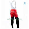 Cykeltøj Langærmet Vinter + Bib Cykelbukser 2020 Team Cofidis N001
